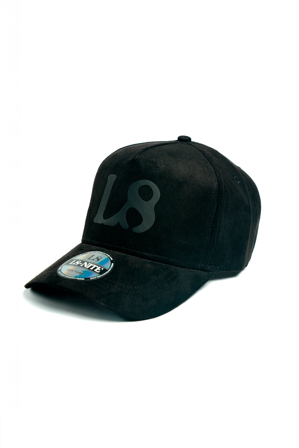 L8 HAT ALL BLACK