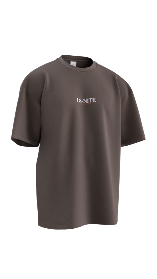 TSHIRT OVERSIZED L8-NITE SEASON 2 “BRONW”