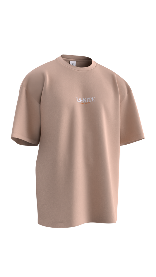 TSHIRT OVERSIZED L8-NITE SEASON 2 “BEIGE”